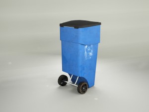trashcan - dumpster Modelo 3D