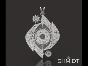raven pendant 3D Model