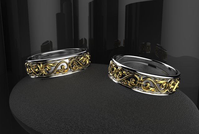 engagement rings 3D 模型 .c4d .max .obj .3ds .fbx .stl .blend