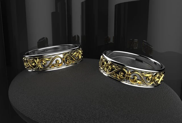 engagement rings 3D Model .c4d .max .obj .3ds .fbx .stl .blend 