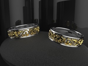 engagement rings 3D Model