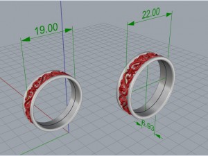 engagement rings 3D 模型