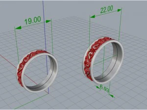 engagement rings 3D Model