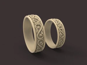 engagement rings 3D Model