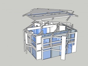 house iii peter eisenman Modello 3D