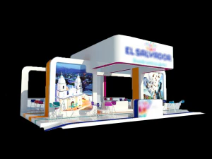 stand-stand espositivo 12x9m Modello 3D