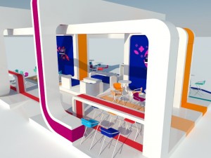 stand- exhibition booth 12x9m Modèle 3D