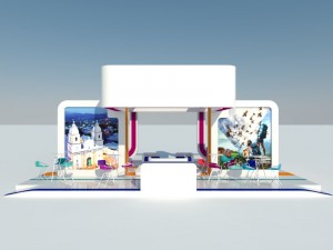 stand- exhibition booth 12x9m Modèle 3D