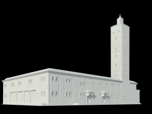 mosque exterior 3D 模型