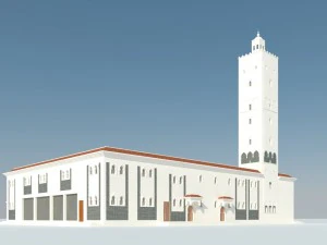 mosque exterior 3D Model