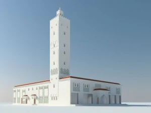 mosque exterior 3D Model