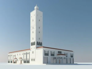 mosque exterior 3D Model