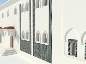 mosque exterior 3D 模型