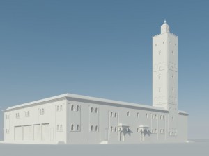mosque exterior 3D 模型