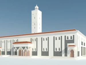 mosque exterior 3D Model