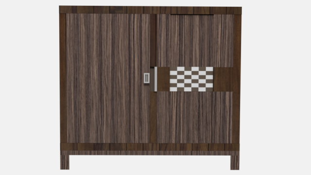 wooden desk 3D Model .c4d .max .obj .3ds .fbx .stl .blend 