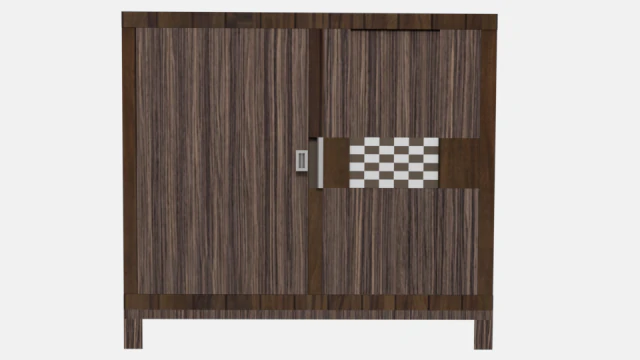 wooden desk 3D Model .c4d .max .obj .3ds .fbx .stl .blend 