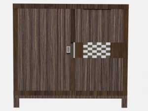 木製の机 3Dモデル