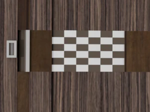 wooden desk 3D Model
