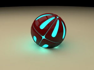 boule lumineuse Modèle 3D