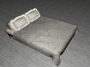 bed 3D 모델