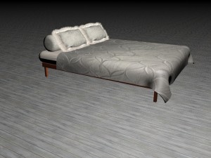 bed 3D 模型