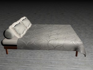 bed 3D 模型