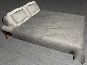 bed 3D 模型