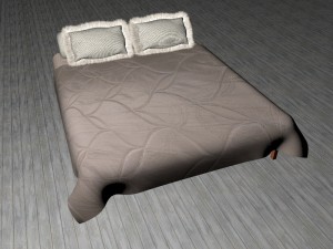 bed 3D 模型