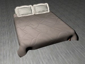 bed 3D Model