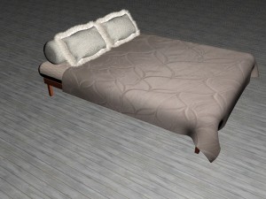 bed 3D 模型