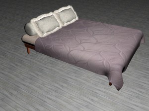 bed 3D 模型