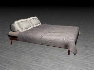 bed 3D 模型