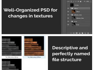 Tischlampe 4 3D Modell