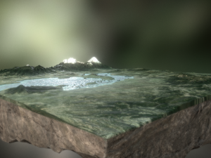 lake of tenochtitlan 3D 모델