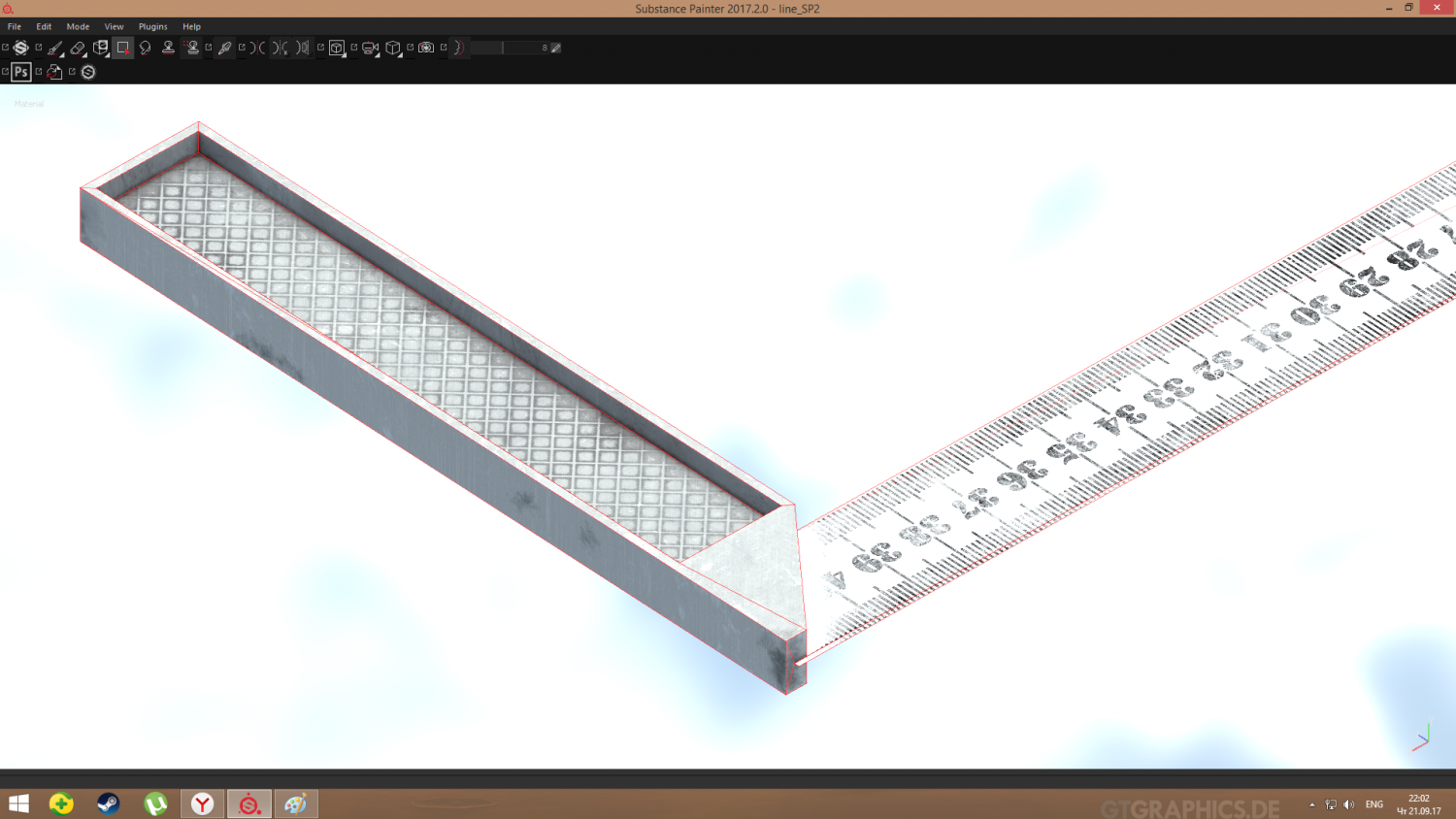 metal rulers 3D Model in Office 3DExport