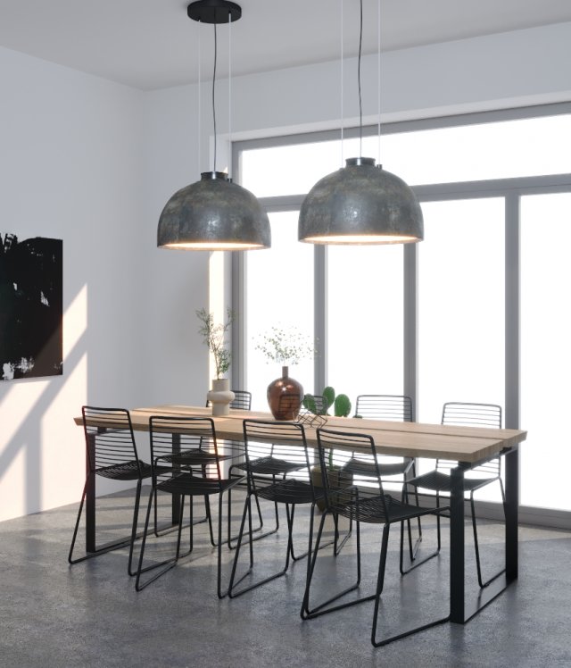 qfx-dining room 3Dモデル .c4d .max .obj .3ds .fbx .stl .blend 