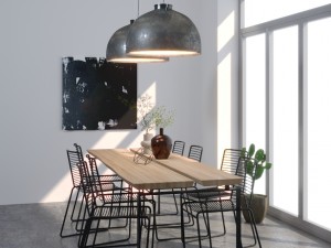qfx-dining room 3Dモデル