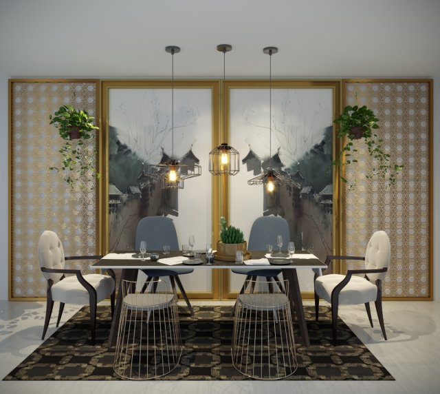 furniture layout 3D Модель .c4d .max .obj .3ds .fbx .stl .blend 