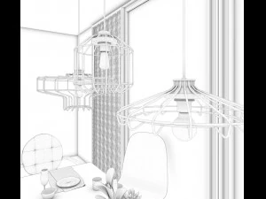 furniture layout 3D Model