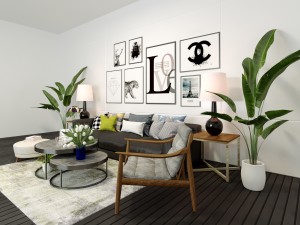 livingroom 3Dモデル