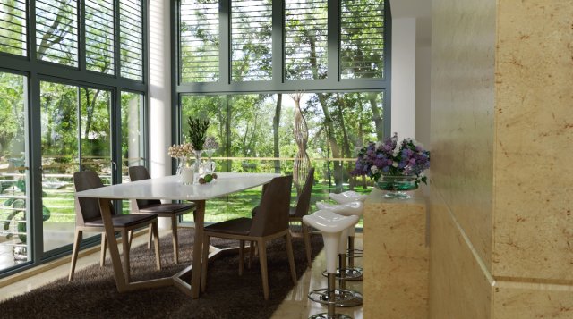 dining room Modelo 3D .c4d .max .obj .3ds .fbx .stl .blend 