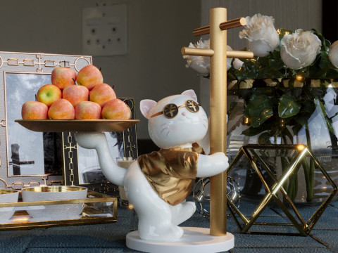 Cute cat ornaments Modello 3D