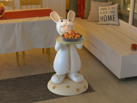 The rabbit figurine made 3Dモデル