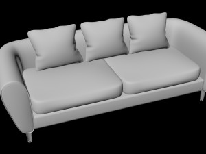 couch Modelo 3D