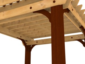 patio gazebo backyard garden 3D Model
