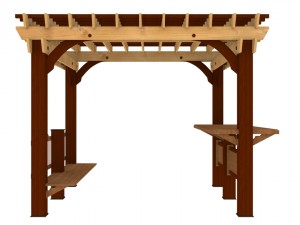 patio gazebo backyard garden 3D Model