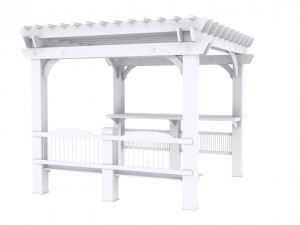 patio gazebo backyard garden 3D Model