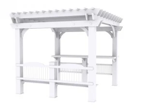 patio gazebo backyard garden 3D Model
