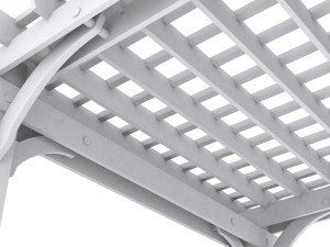 patio gazebo backyard garden 3D Model
